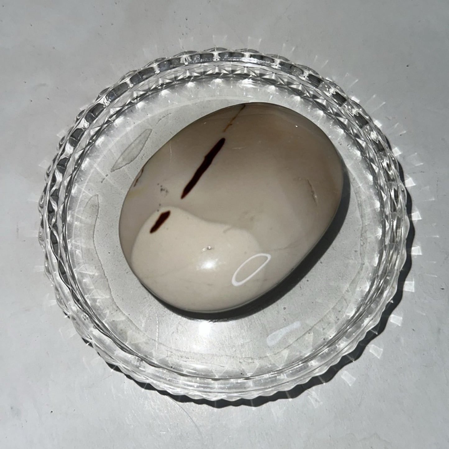 Mookaite Palm stone - MOOKAITEPLM-WHT001