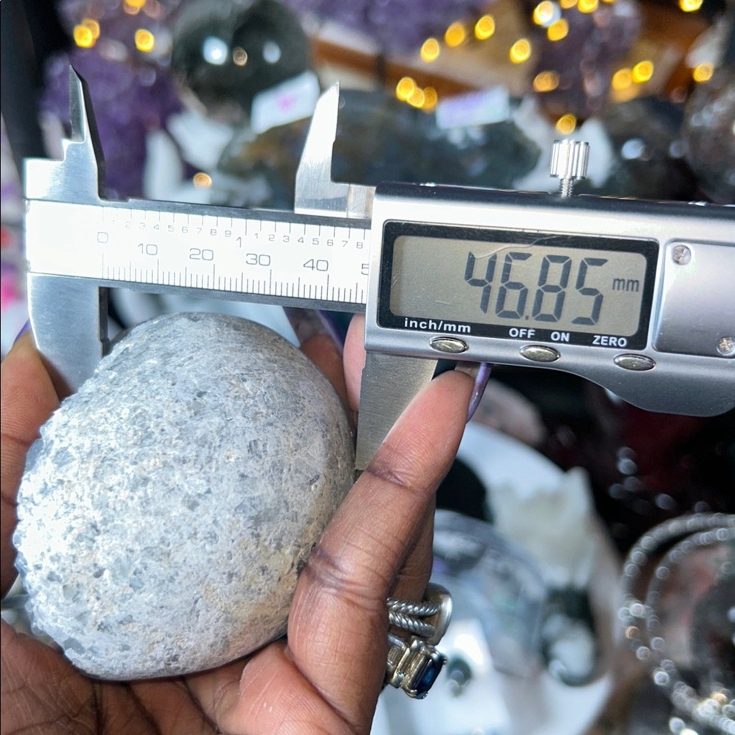Raw Blue Celestite Crystal Stone