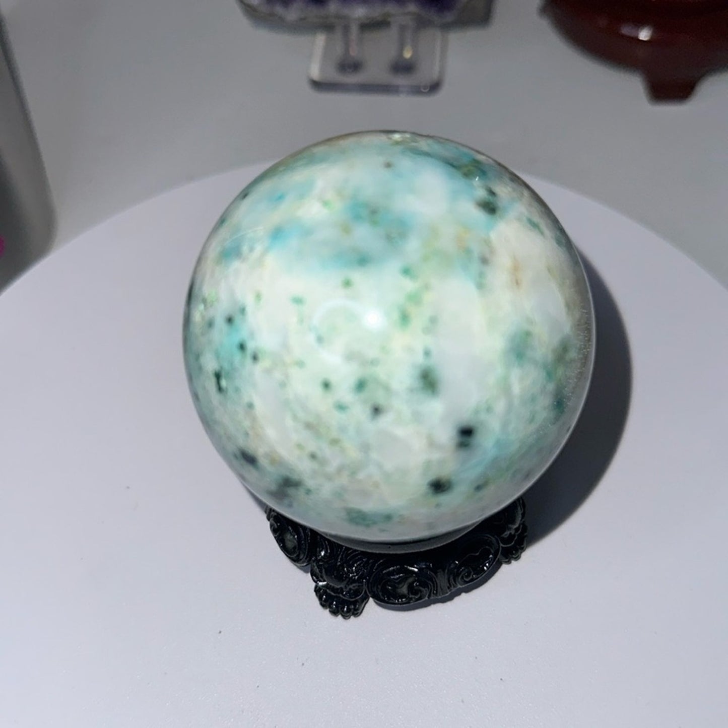 Phoenix Stone Druzy Sphere 68MM - PHSTNSPH -001