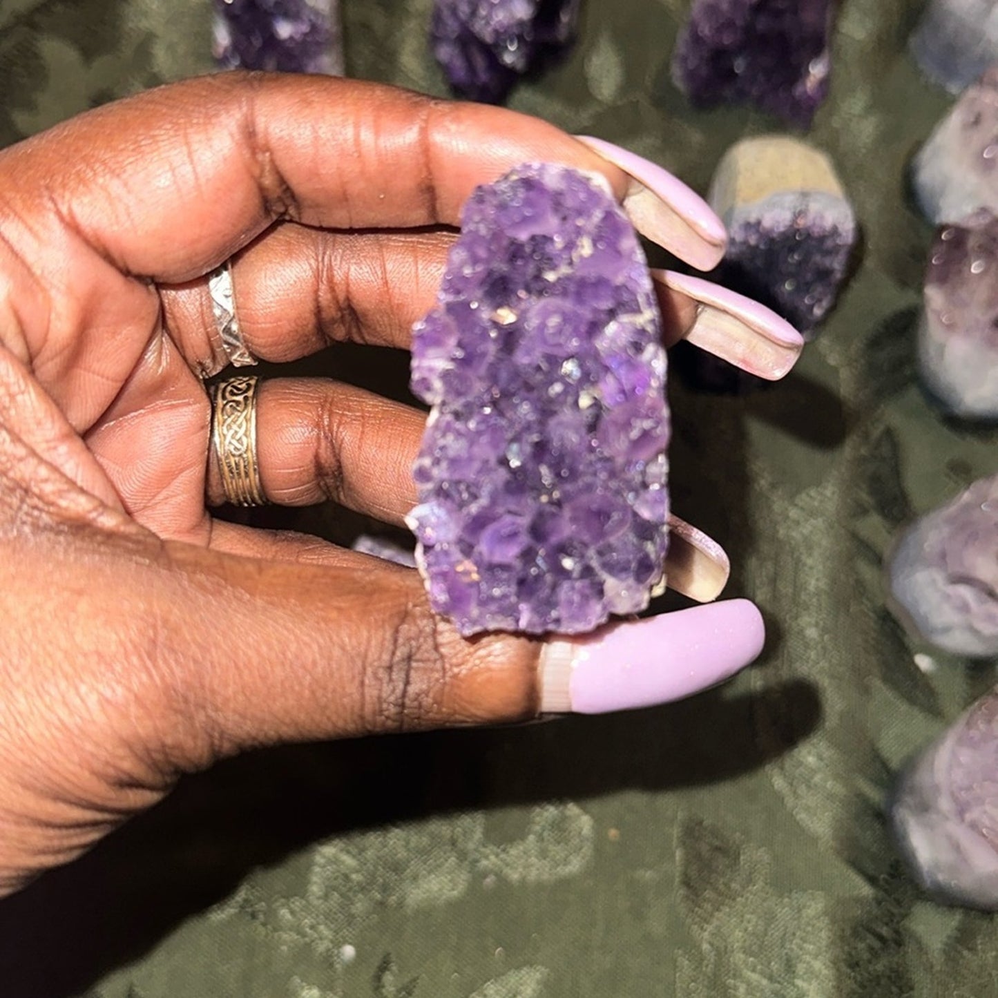 Brazilian Dark Amethyst Raw Point Select from Columns 1, 2, 3 - Price for 1