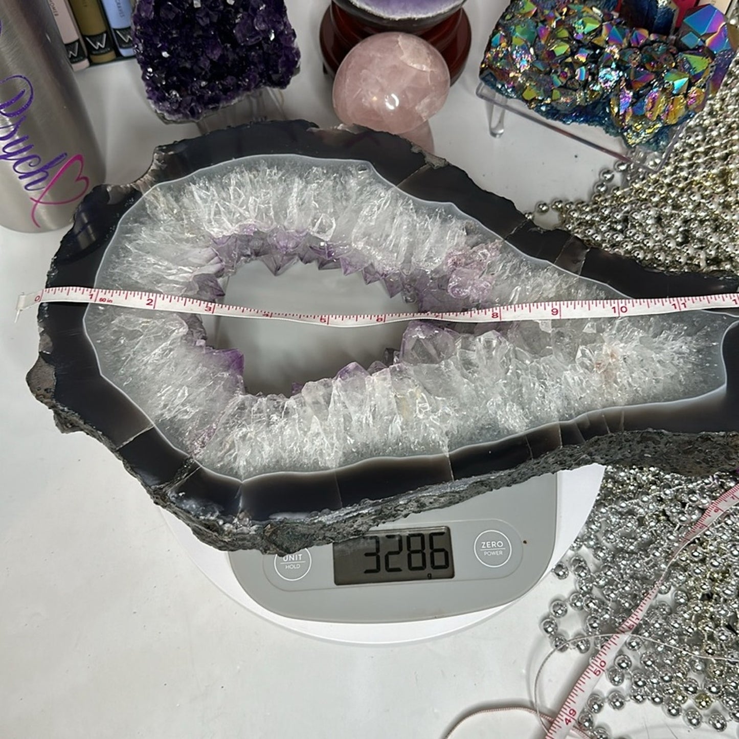 Agate & Amethyst “Mirror Mirror” Sugar Portal - AGMIRPORTL-001