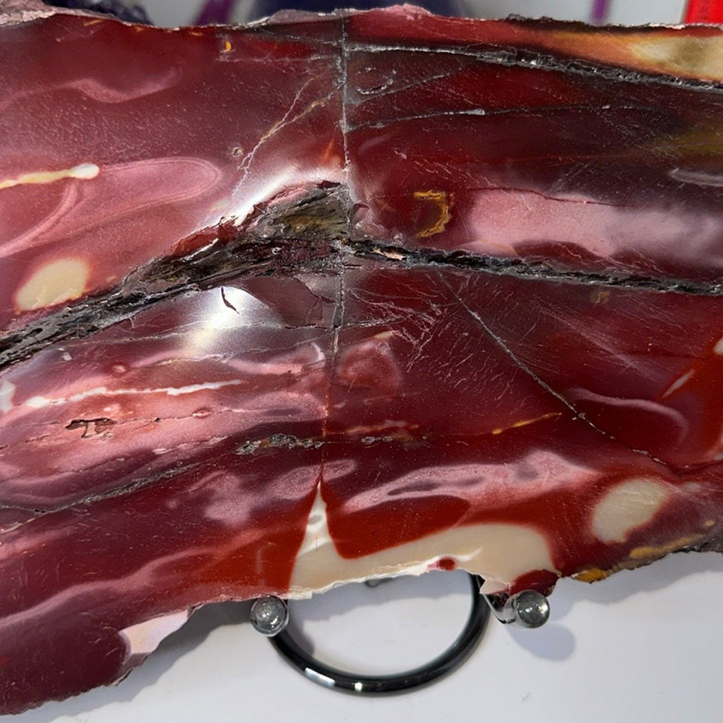 Mookaite Large slab - Purple lavender combination! MOOKAITESLB-004