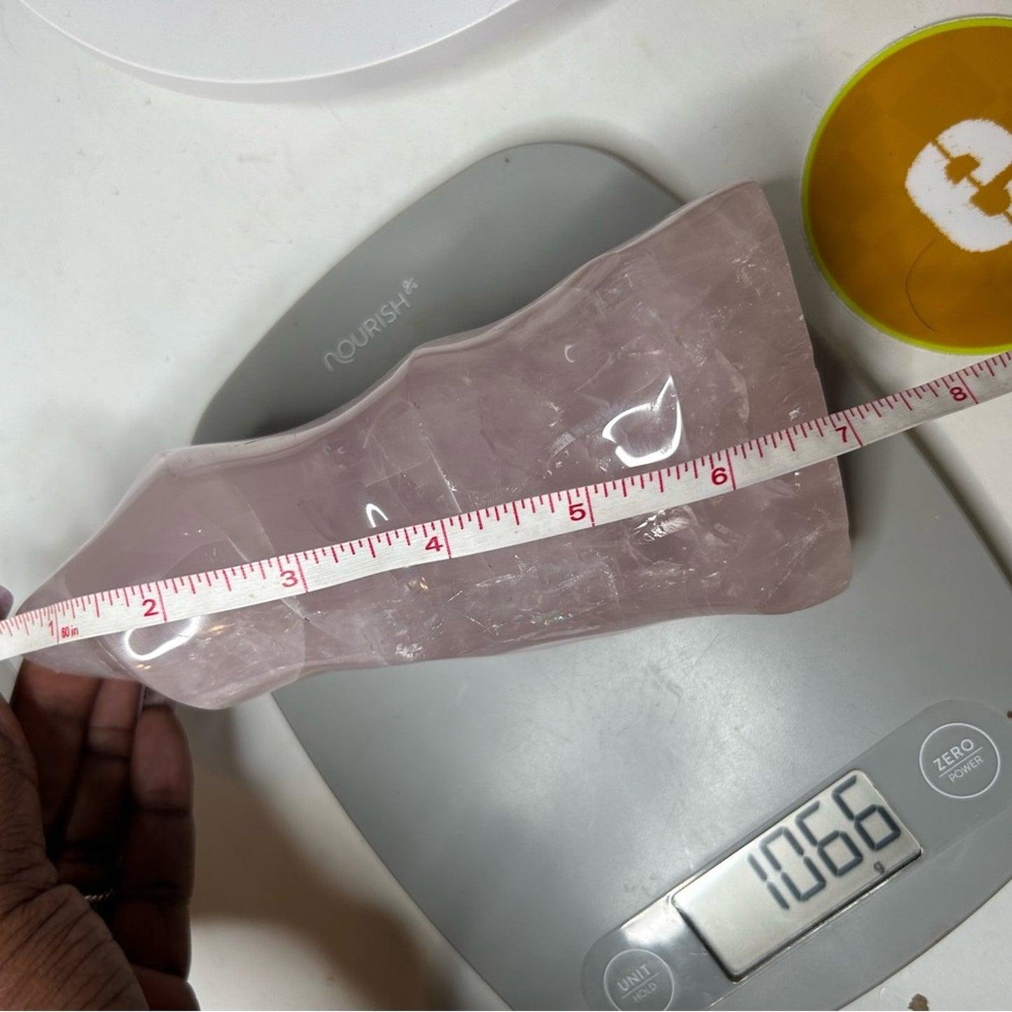 Rose Quartz Large Flame - RSQTZFLM-LRG