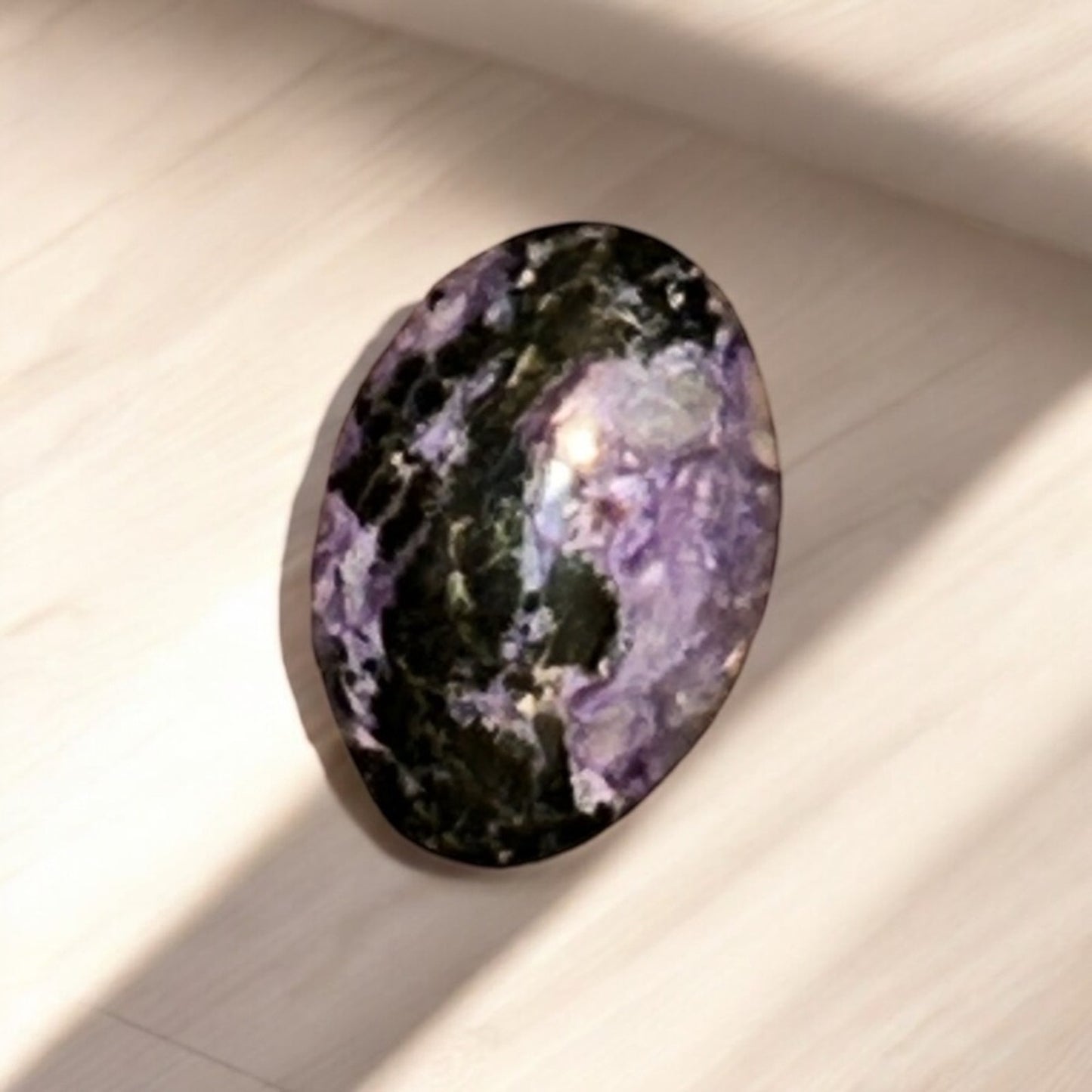 Charoite Cabochon Natural Stone / Palm stone CHARCAB-PICK ONE