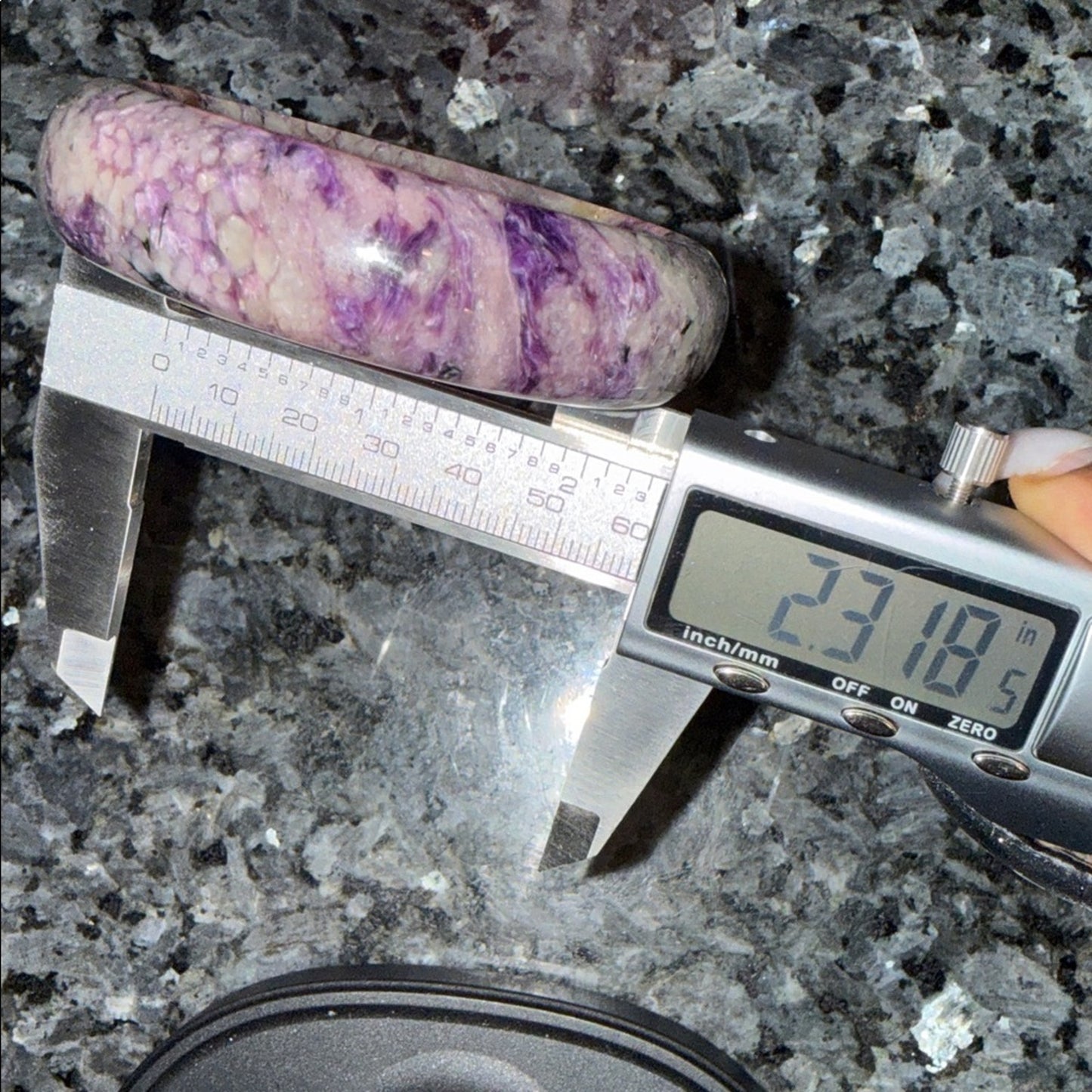 Charoite Bangle Bracelet 59MM (2.32”) Natural Stone
