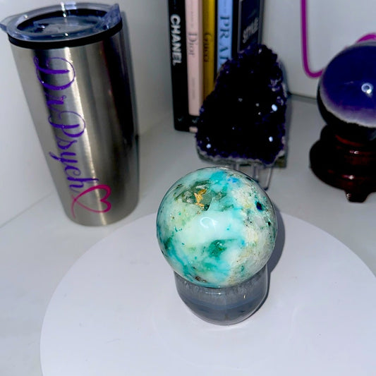 Phoenix Stone Druzy Sphere 68MM - PHSTNSPH -001