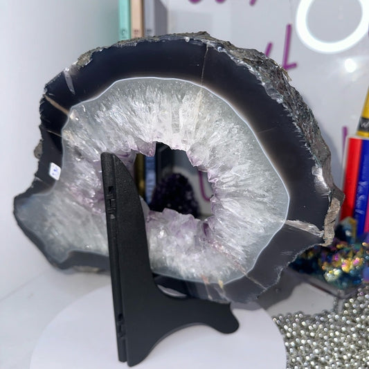 Agate & Amethyst “Mirror Mirror” Sugar Portal - AGMIRPORTL-001