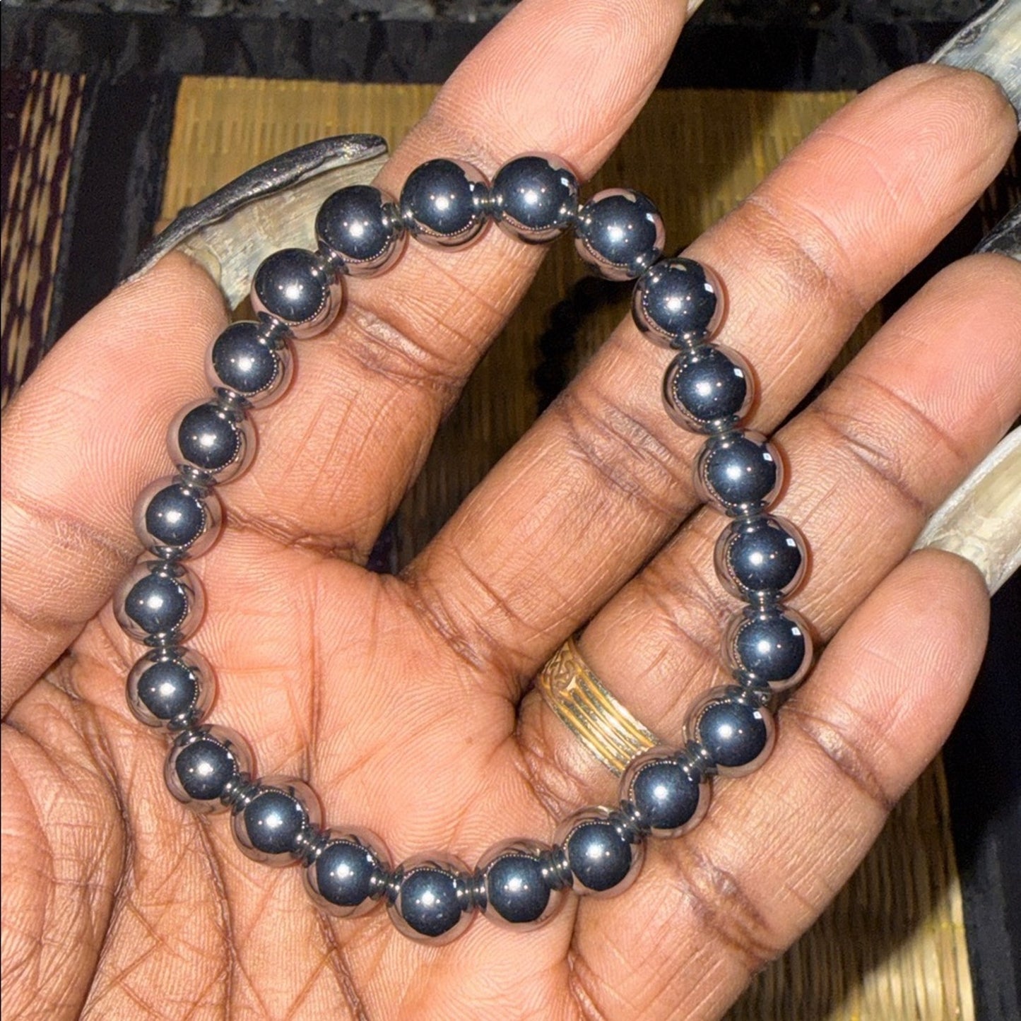 Crystal Beaded Bracelet Set of 7