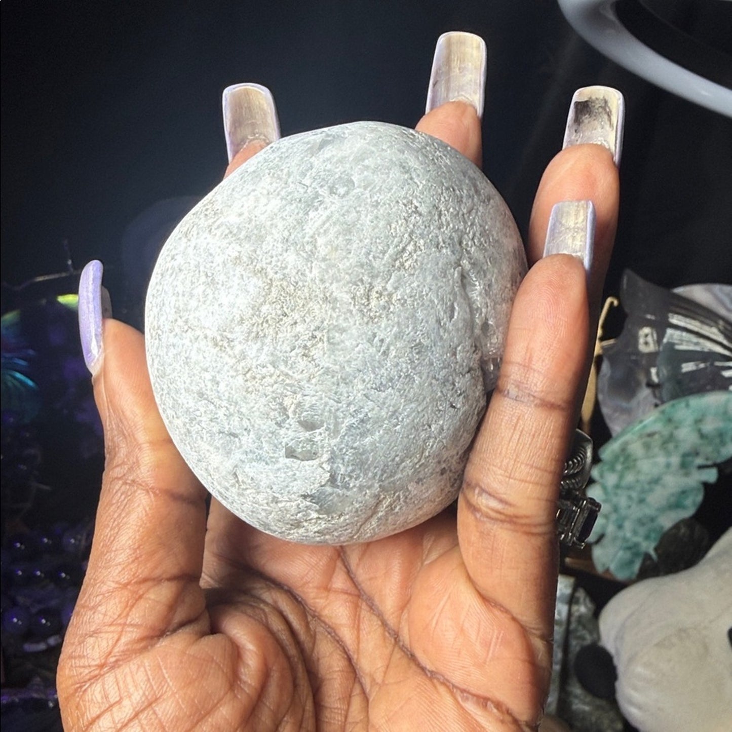 Raw Blue Celestite Crystal Stone