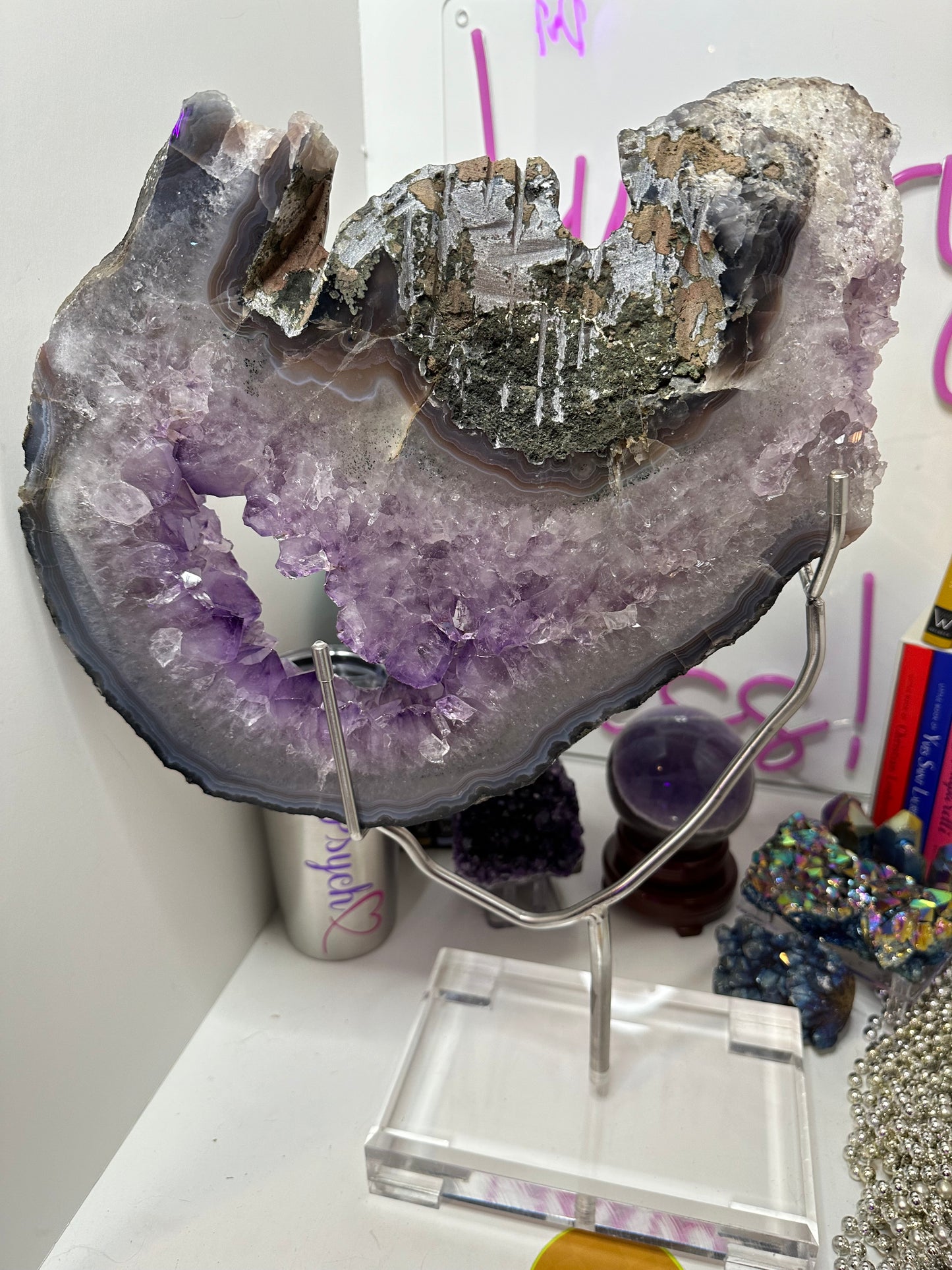 Amethyst Large Point Portal AMYPTLSTAND-001