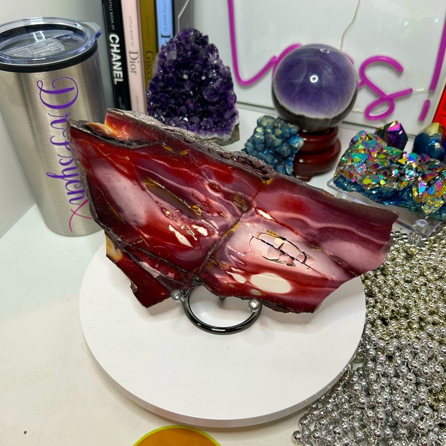 Mookaite slab - Purple Lavender combination! MOOKAITESLB-001