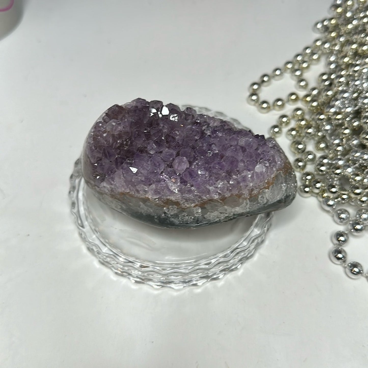 Amethyst Raw Freeform Potato Sugar Points  - DRUZYAMYPOTATO-001 104MM