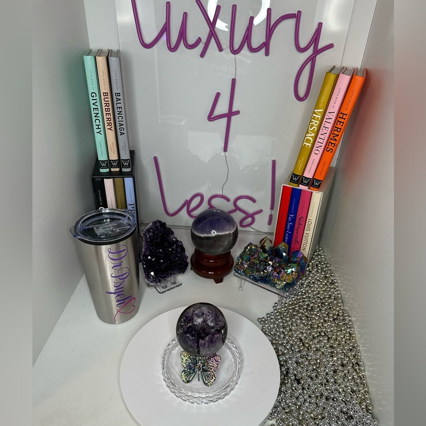 Brazilian Amethyst “Purple Ice” Druzy Small Sphere - 65.54MM - BRAMYSPH-001