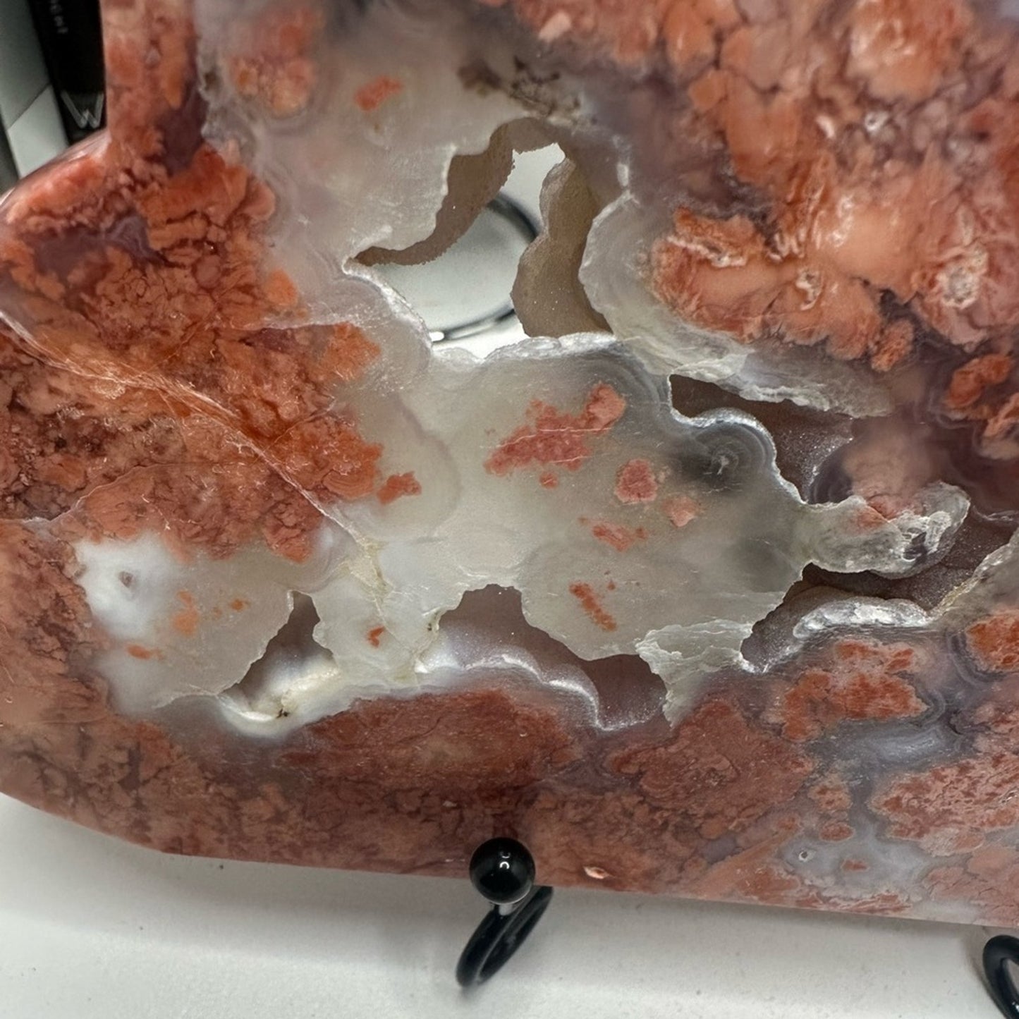 Pink Agate Cloud custom carving Large slab PINKAGATECLOUD-001