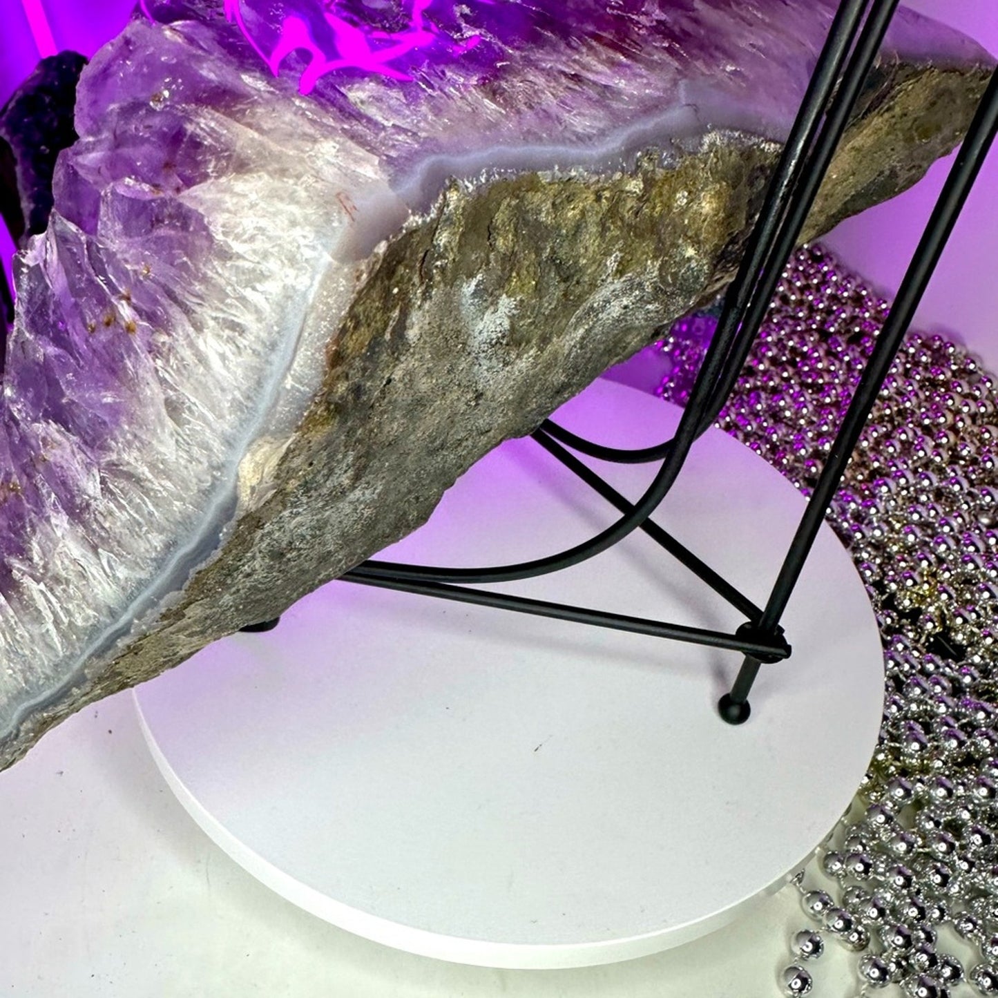 Amethyst Raw & Finished Piece Gorgeous Large Slab