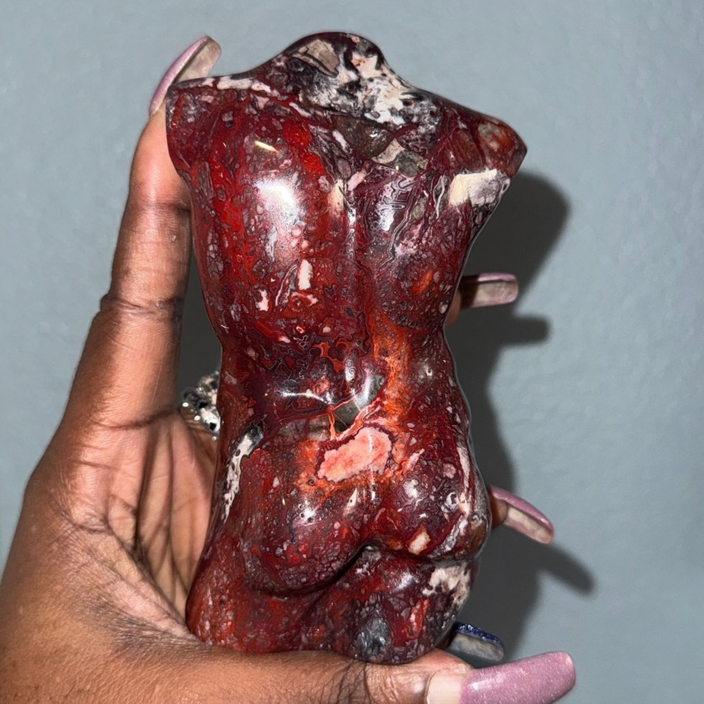 Male Body/Adonis/Homme Form - Mexican Lace Agate