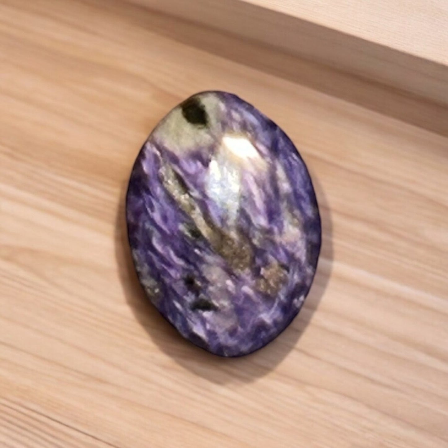Charoite Cabochon Natural Stone / Palm stone CHARCAB-PICK ONE