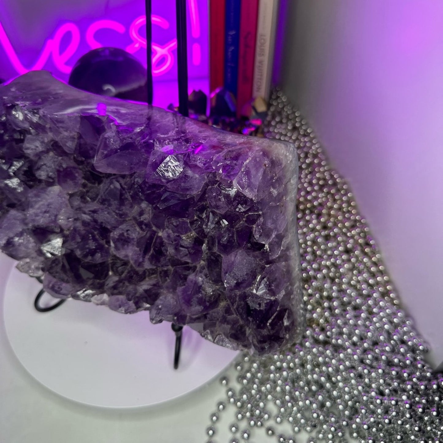Amethyst Raw & Finished Piece Gorgeous Large Slab