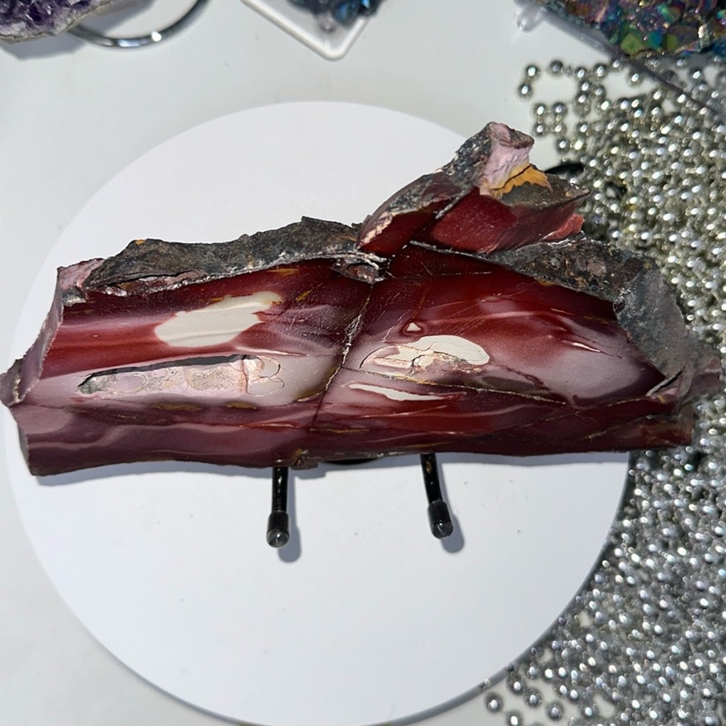 Mookaite slab - Purple Lavender combination MOOKAITESLB-002