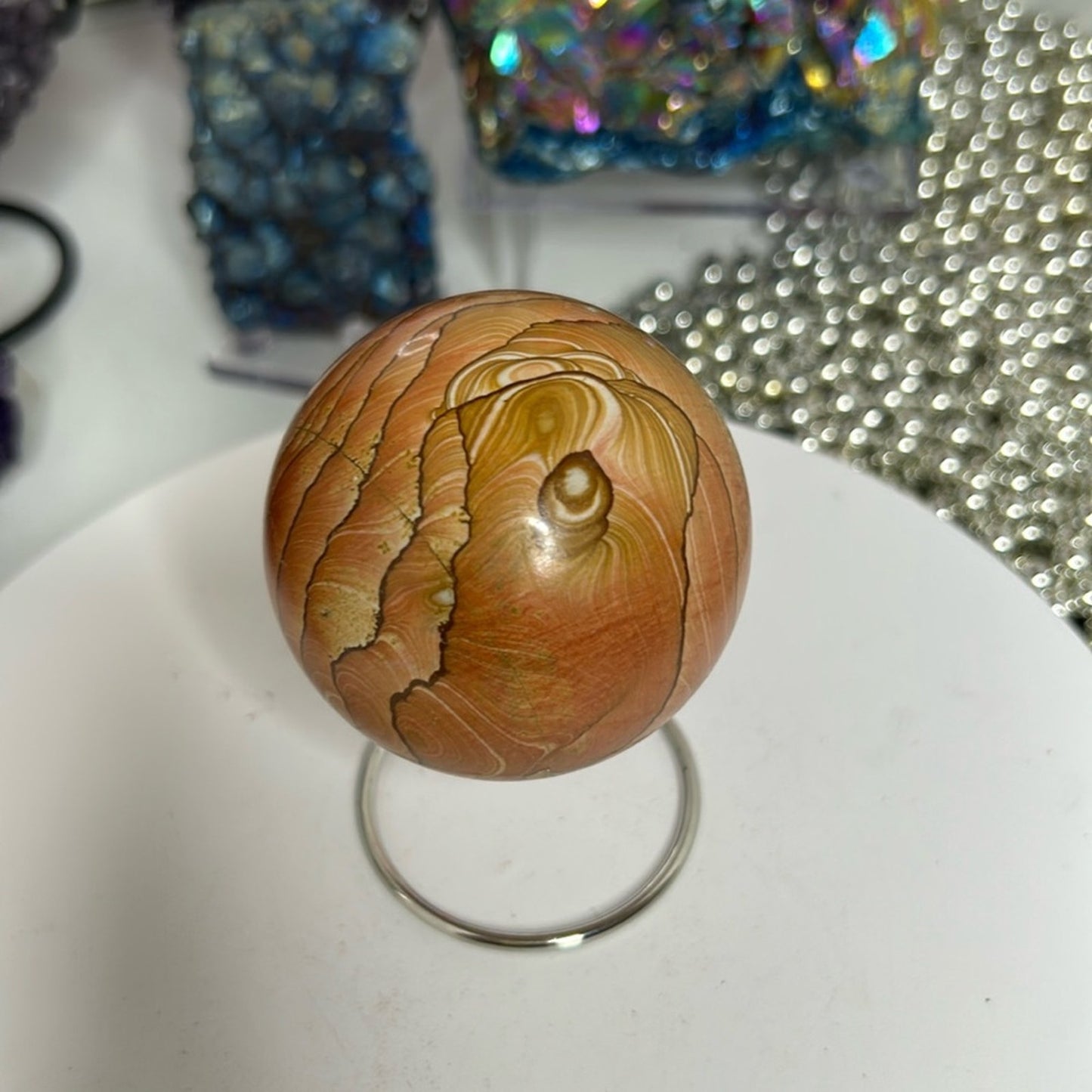 Picture Jasper Sphere - PJASPERSPH-003 61.5MM