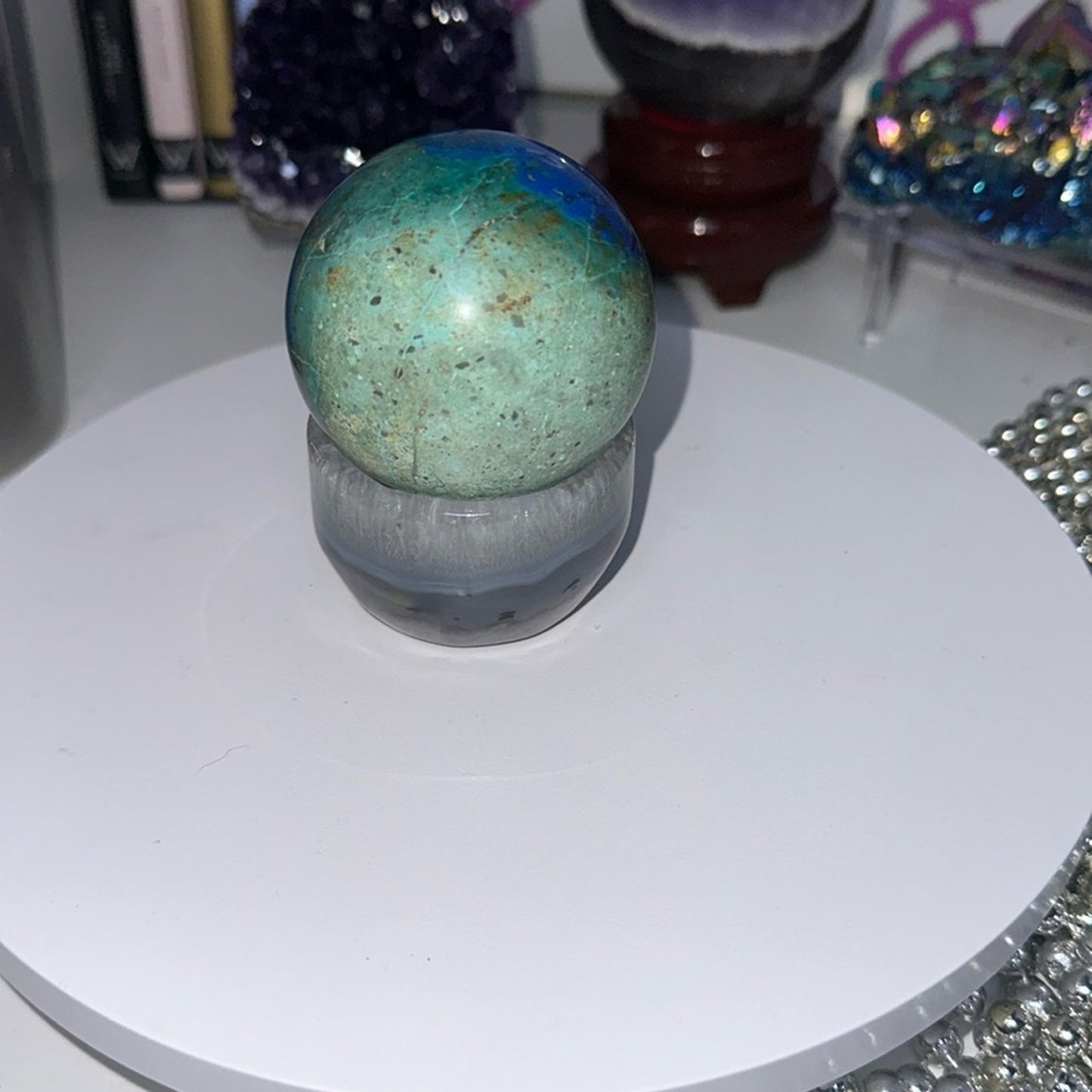 Azurite Sphere 60MM - AZURITESPHR-001