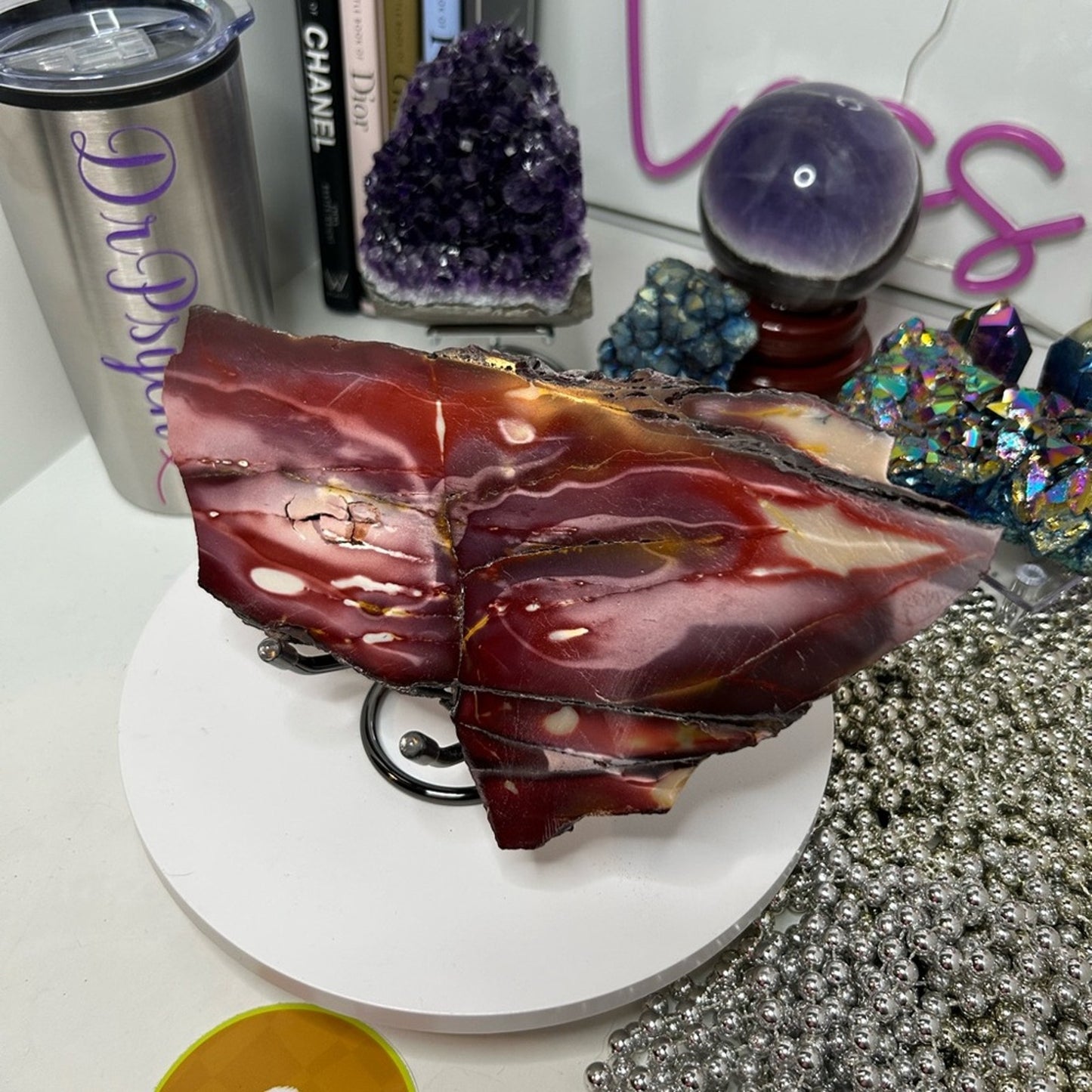 Mookaite slab - Purple Lavender combination! MOOKAITESLB-001