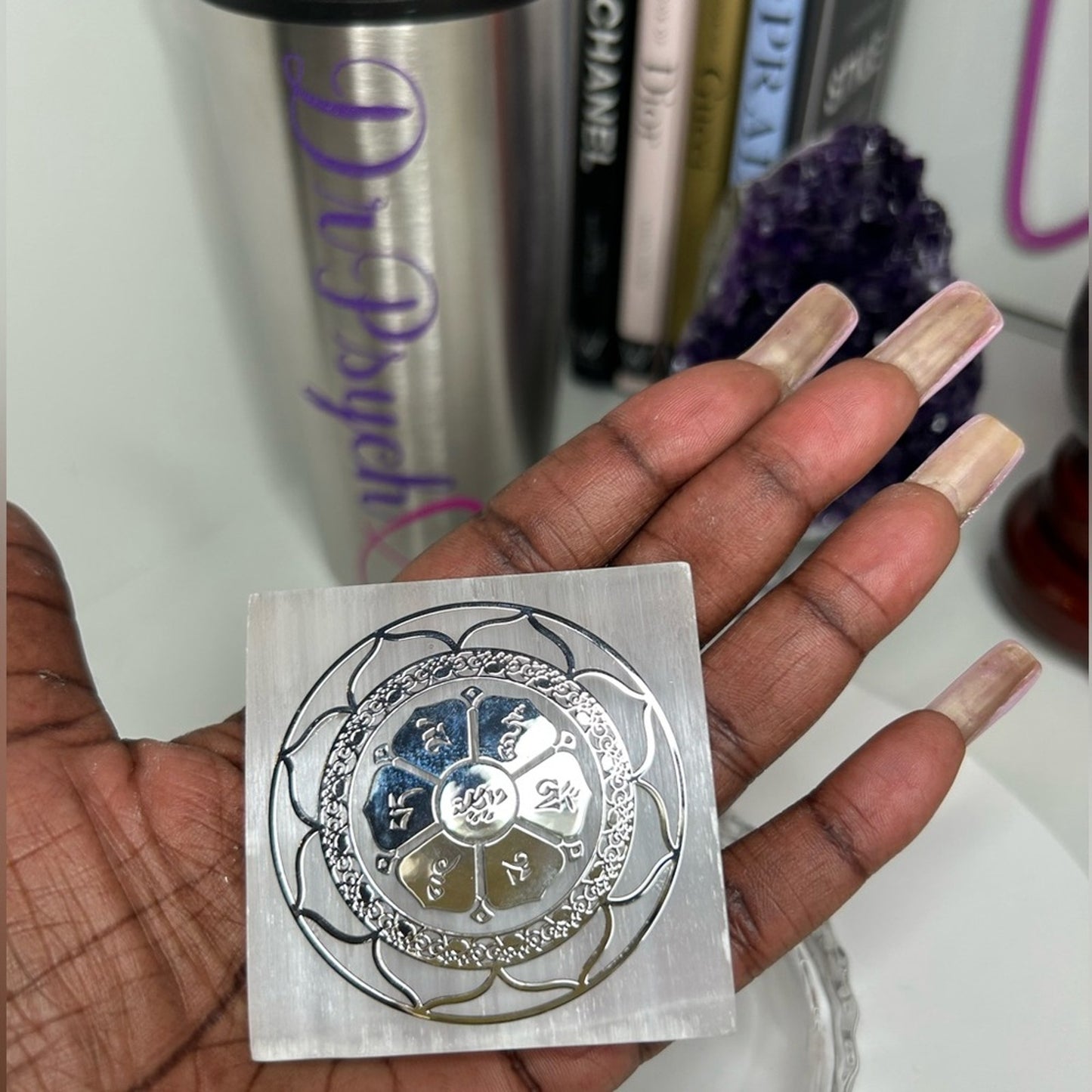 Selenite Mini Charging Plate  - SELPLTCH-001 2.5”