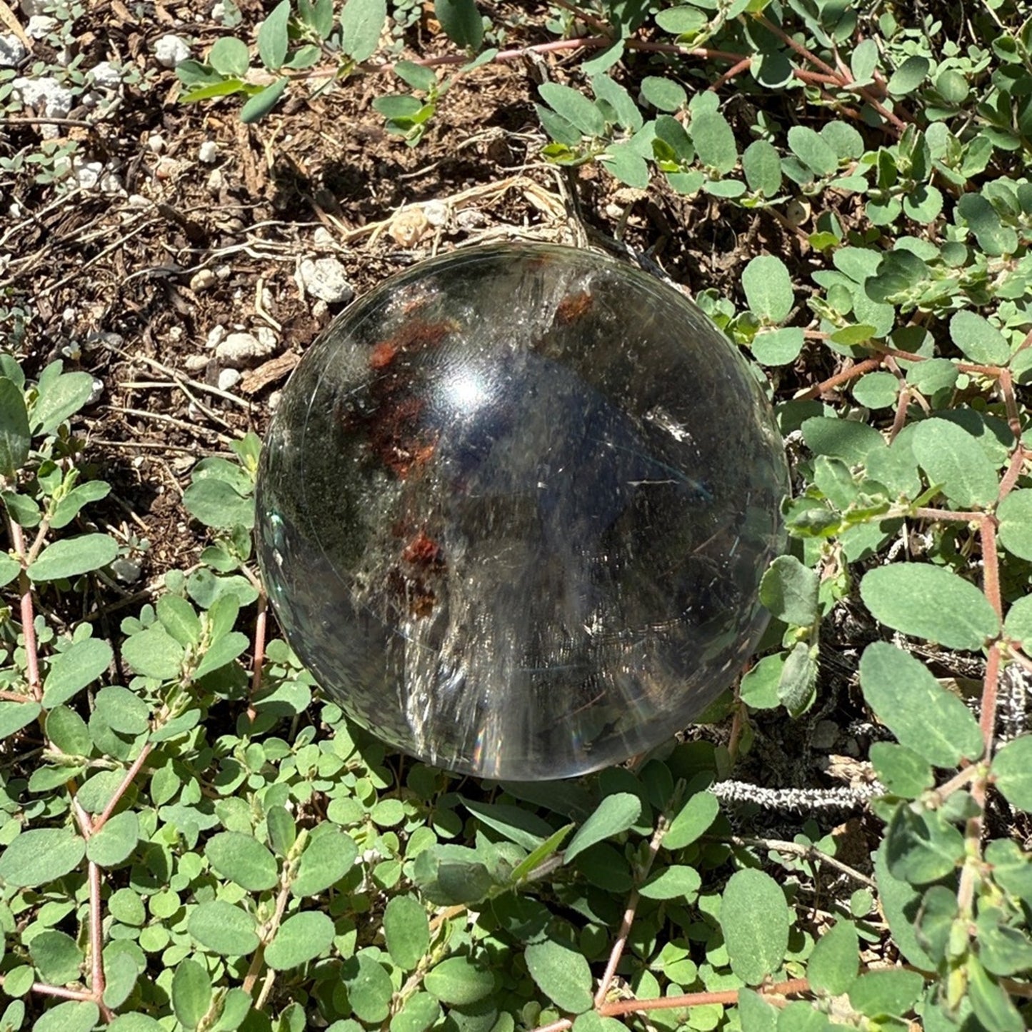 Lodolite (Garden or Phantom Quartz) Crystal Sphere 60.7MM