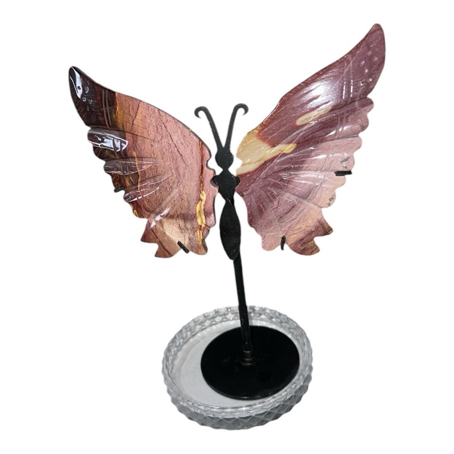 Mookaite custom Butterfly Pink Purple carving #168