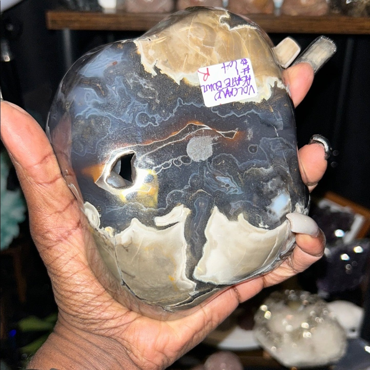 Volcano Agate Bowl #3