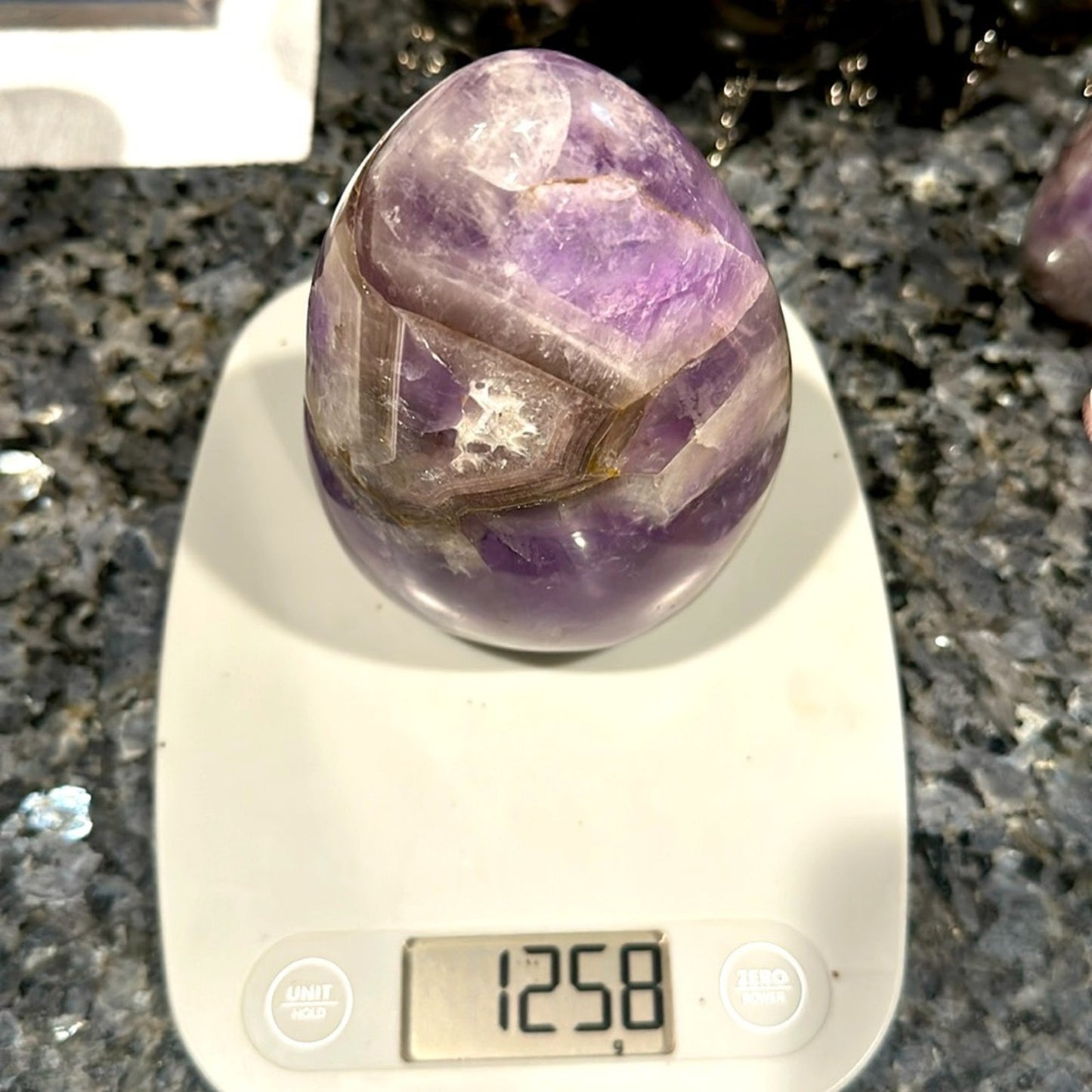 Chevron Amethyst Large Mountain - CHAMYMTNLRG-001