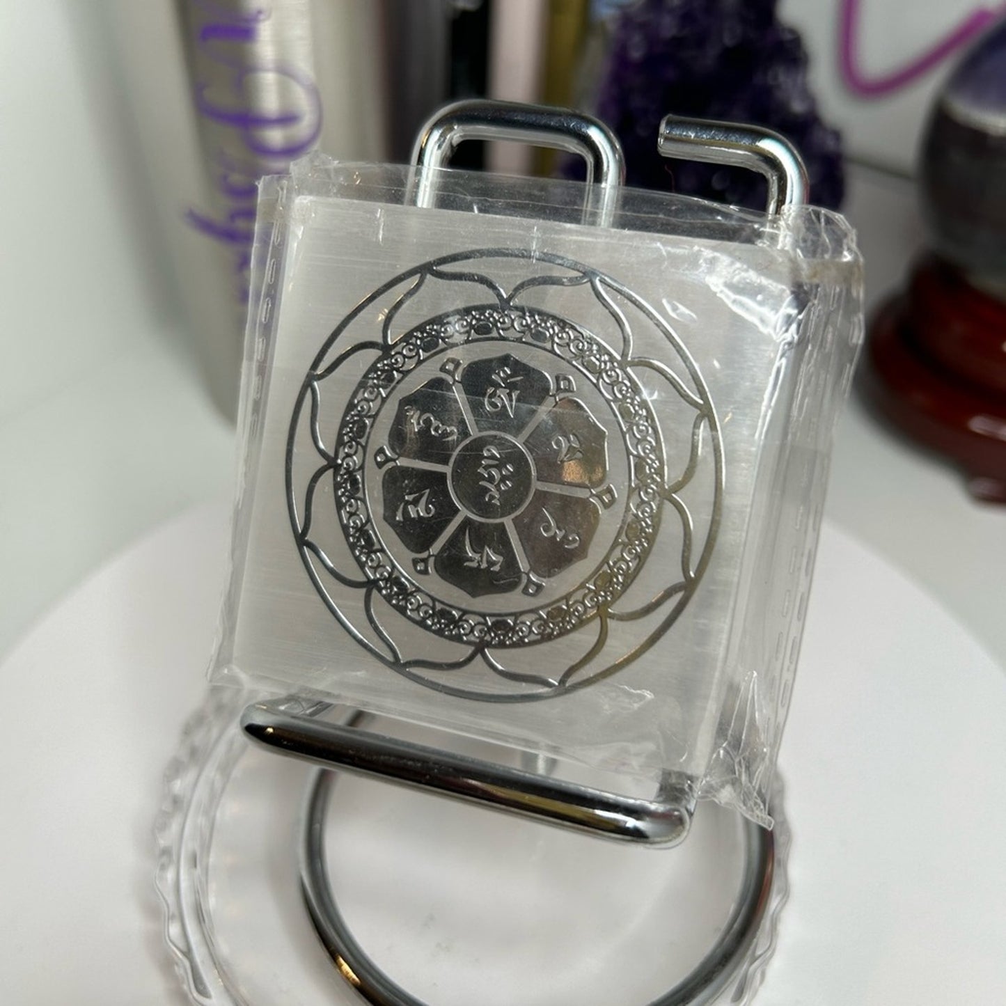 Selenite Mini Charging Plate  - SELPLTCH-001 2.5”