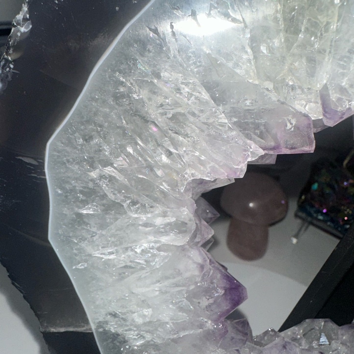 Agate & Amethyst “Mirror Mirror” Sugar Portal - AGMIRPORTL-001