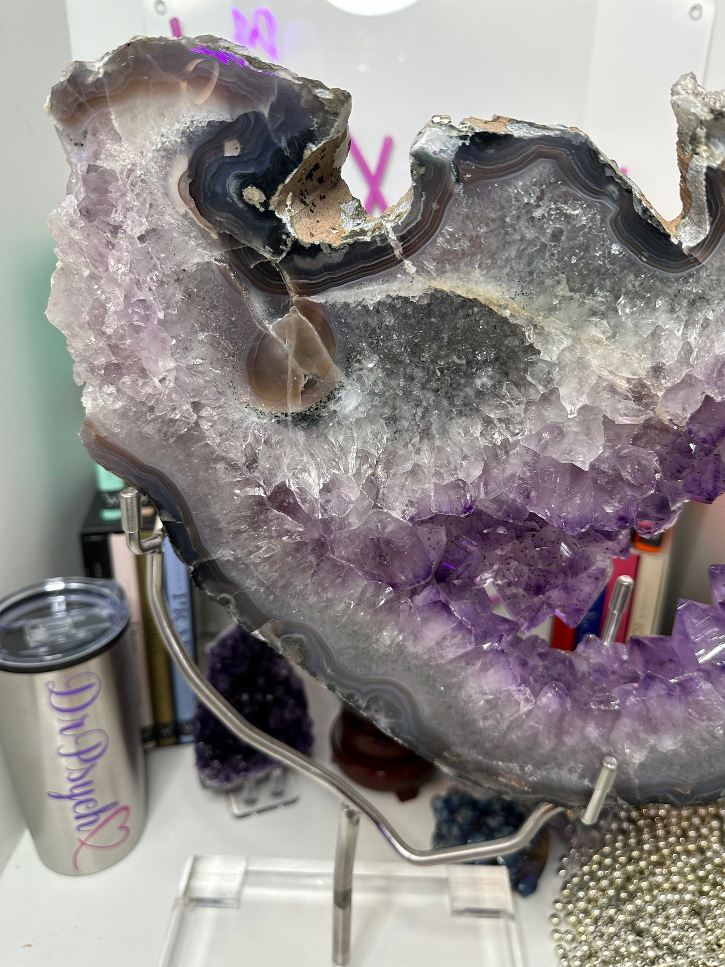 Amethyst Large Point Portal AMYPTLSTAND-001