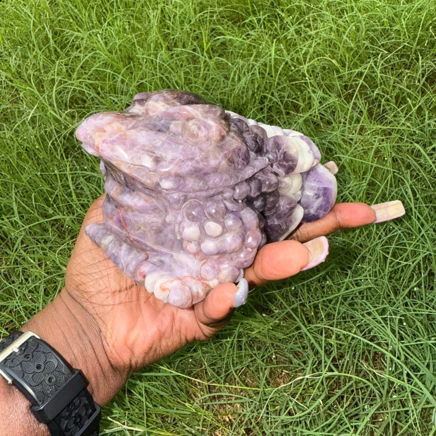 Dream Amethyst Crystal Money Toad 3lbs