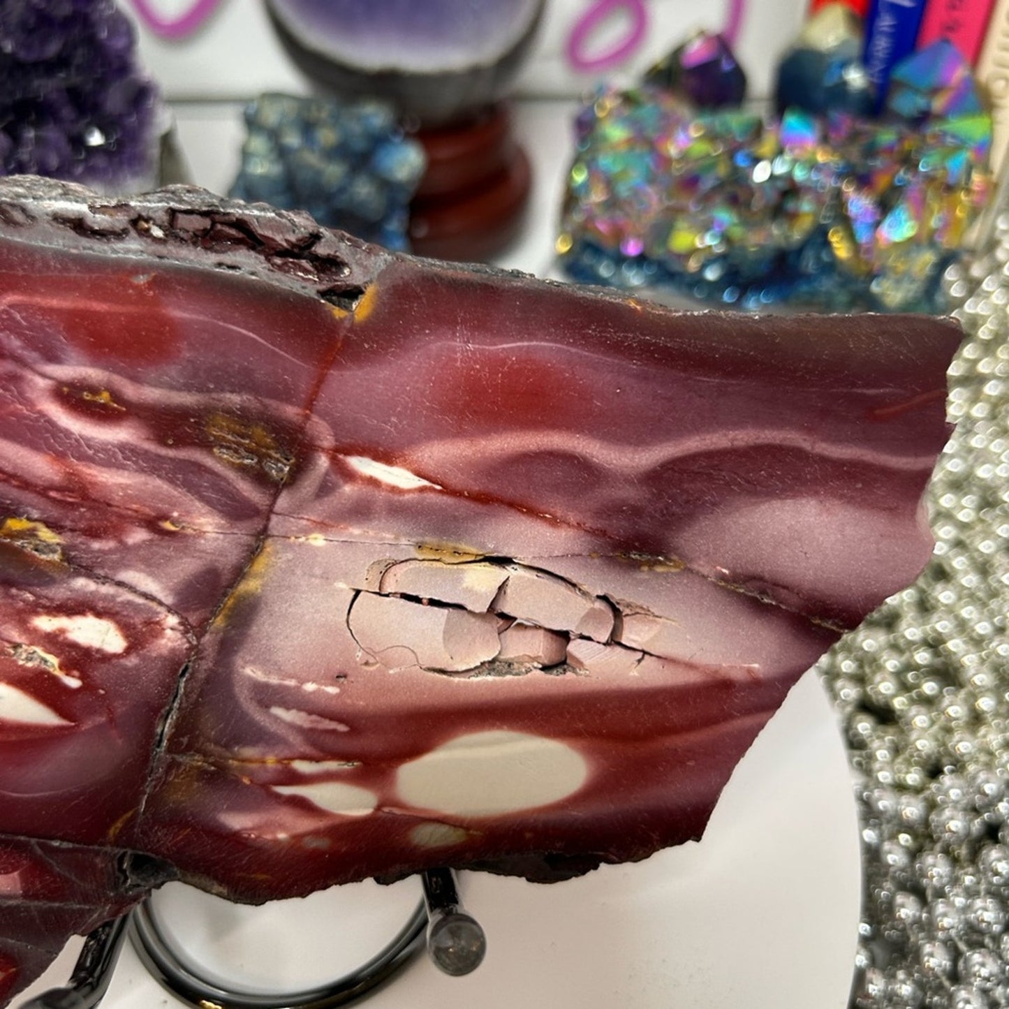 Mookaite slab - Purple Lavender combination! MOOKAITESLB-001