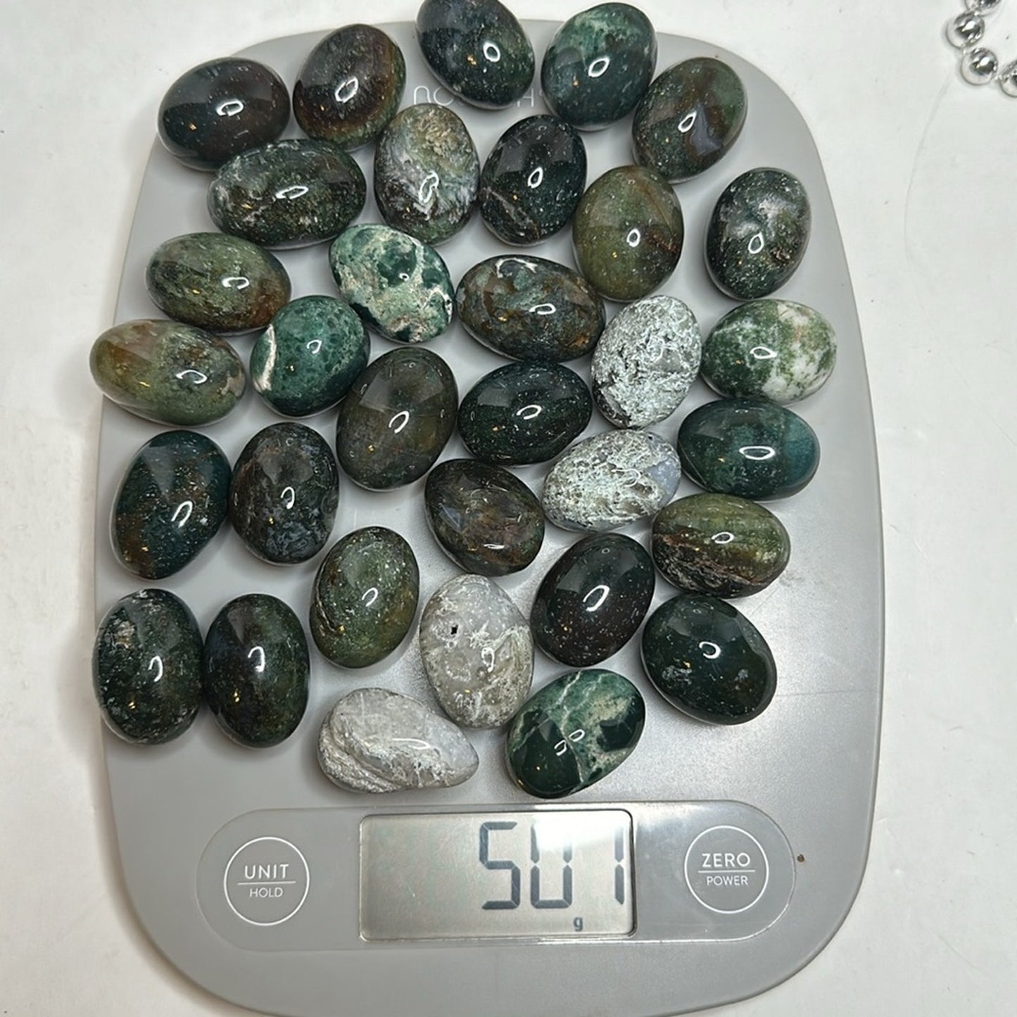 Moss Agate Tumbles 1/2 kg - MOSSAGATETUMB