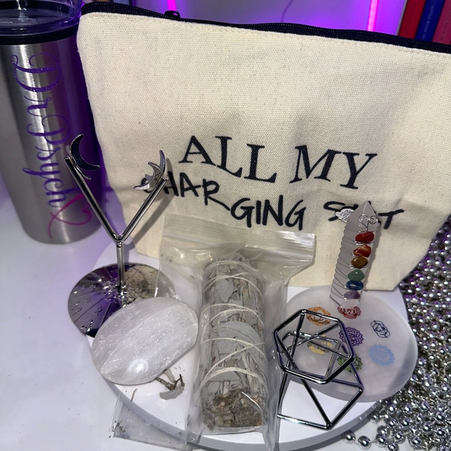 DrPsych_Faves12! Charge & Cleanse Crystal Starter Kit! 🌹🌹🤍🤍