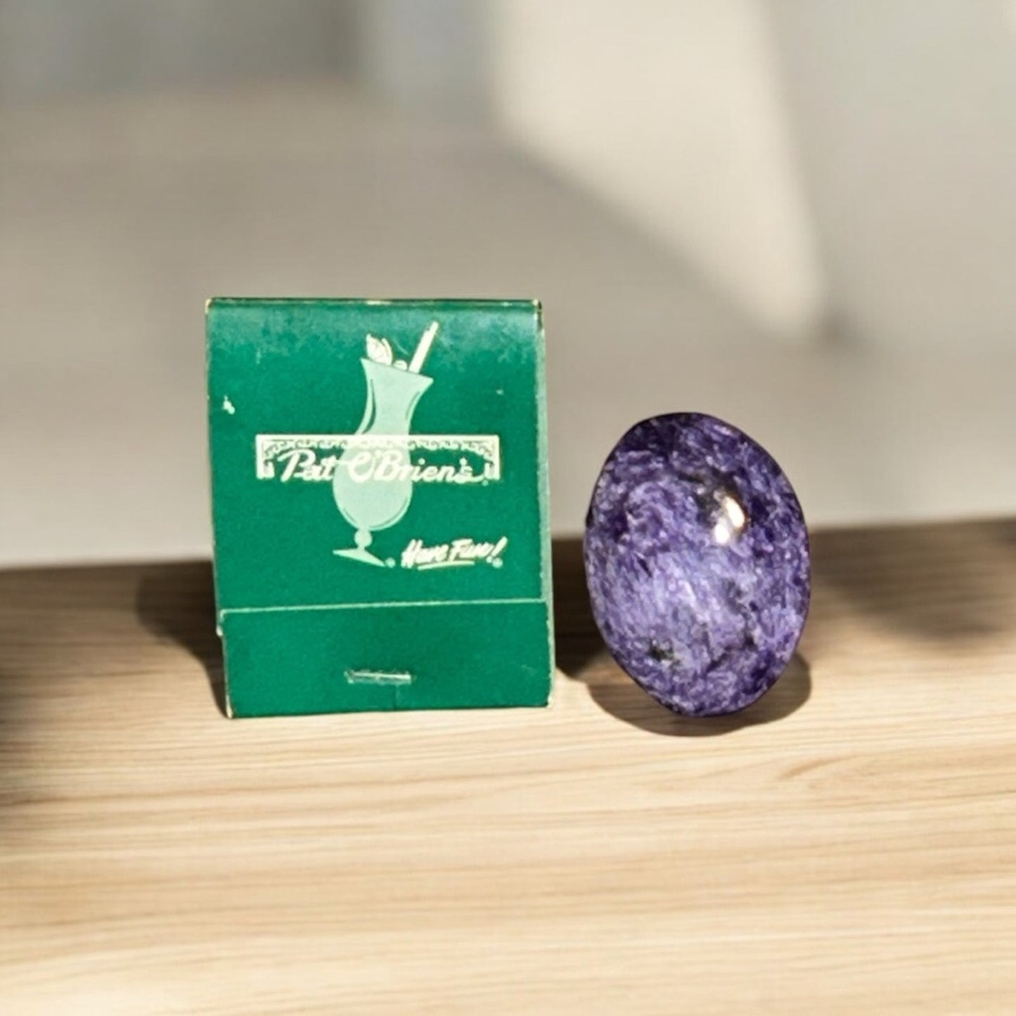 Charoite Cabochon Natural Stone / Palm stone CHARCAB-PICK ONE