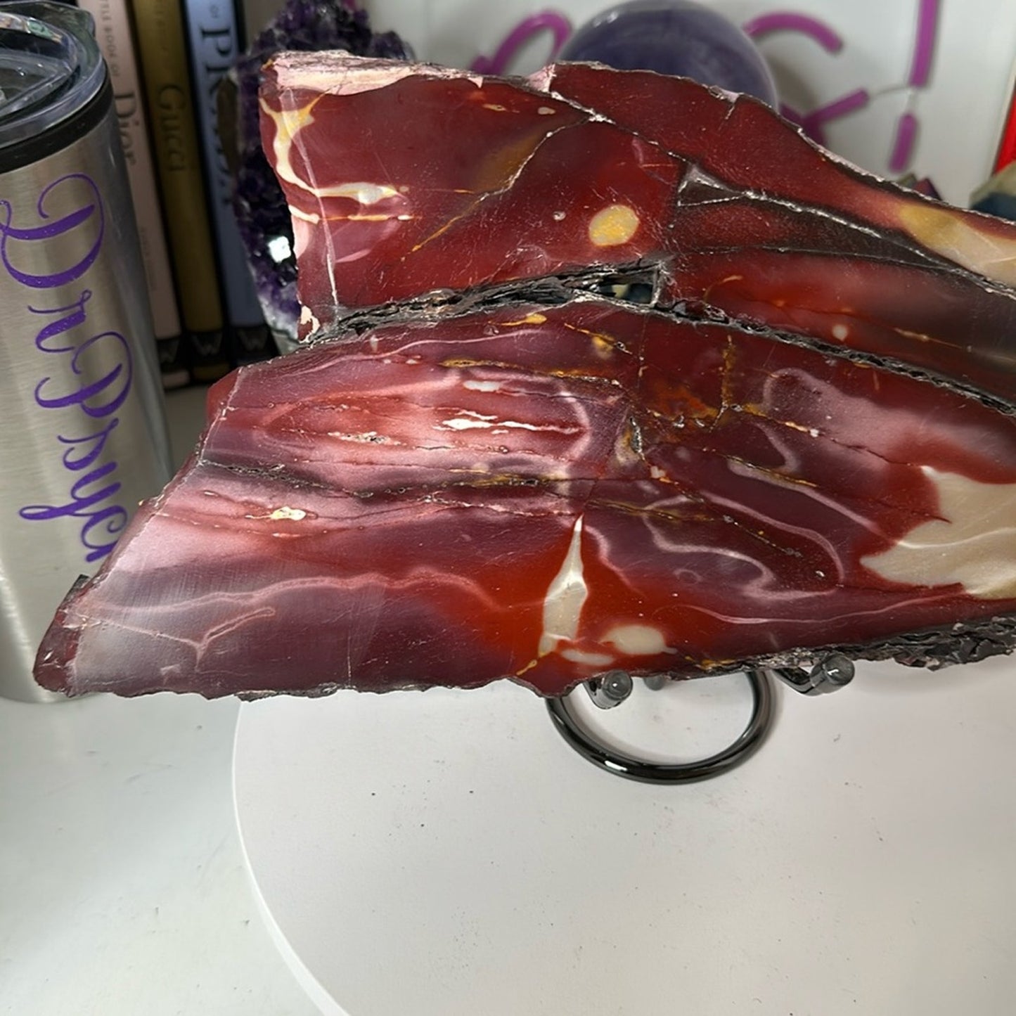 Mookaite Large slab - Purple Lavender combination! MOOKAITESLB-005