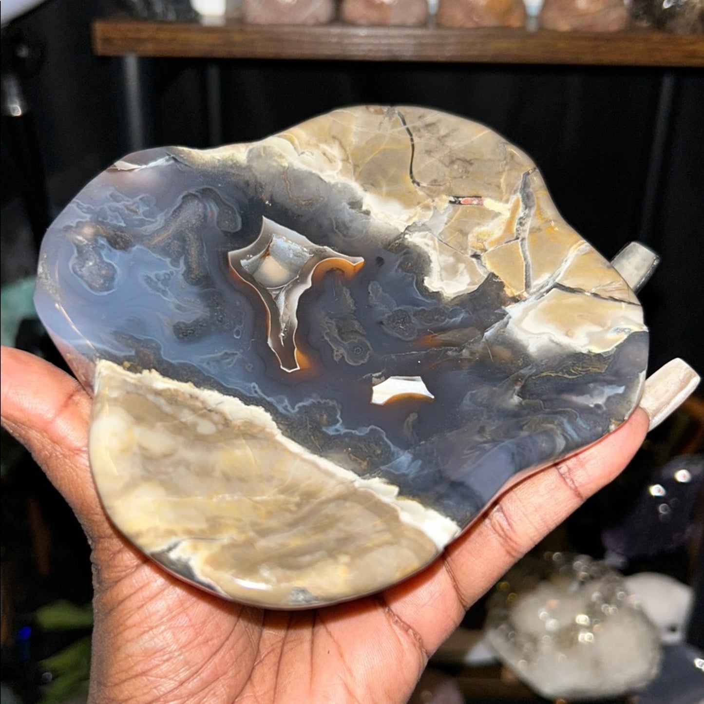Volcano Agate Bowl #3