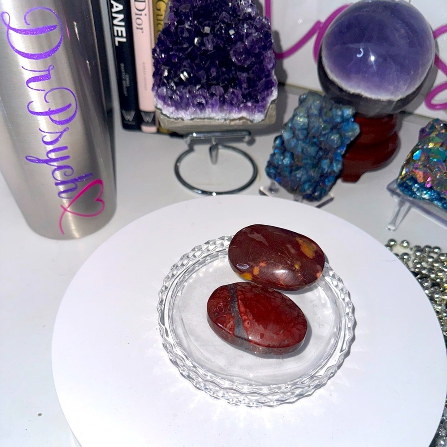 Mookaite Palm stone set- MOOKAITEPLM-003