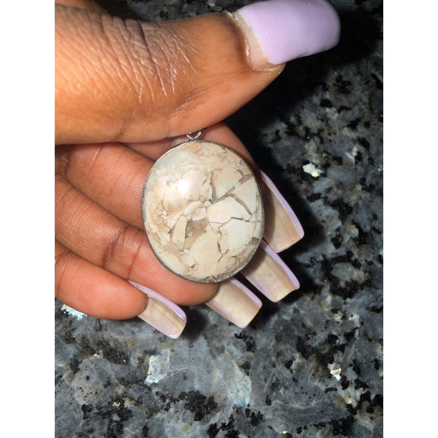 Tiffany Stone Utah Stainless Bale Pendant PRICE FOR ONE