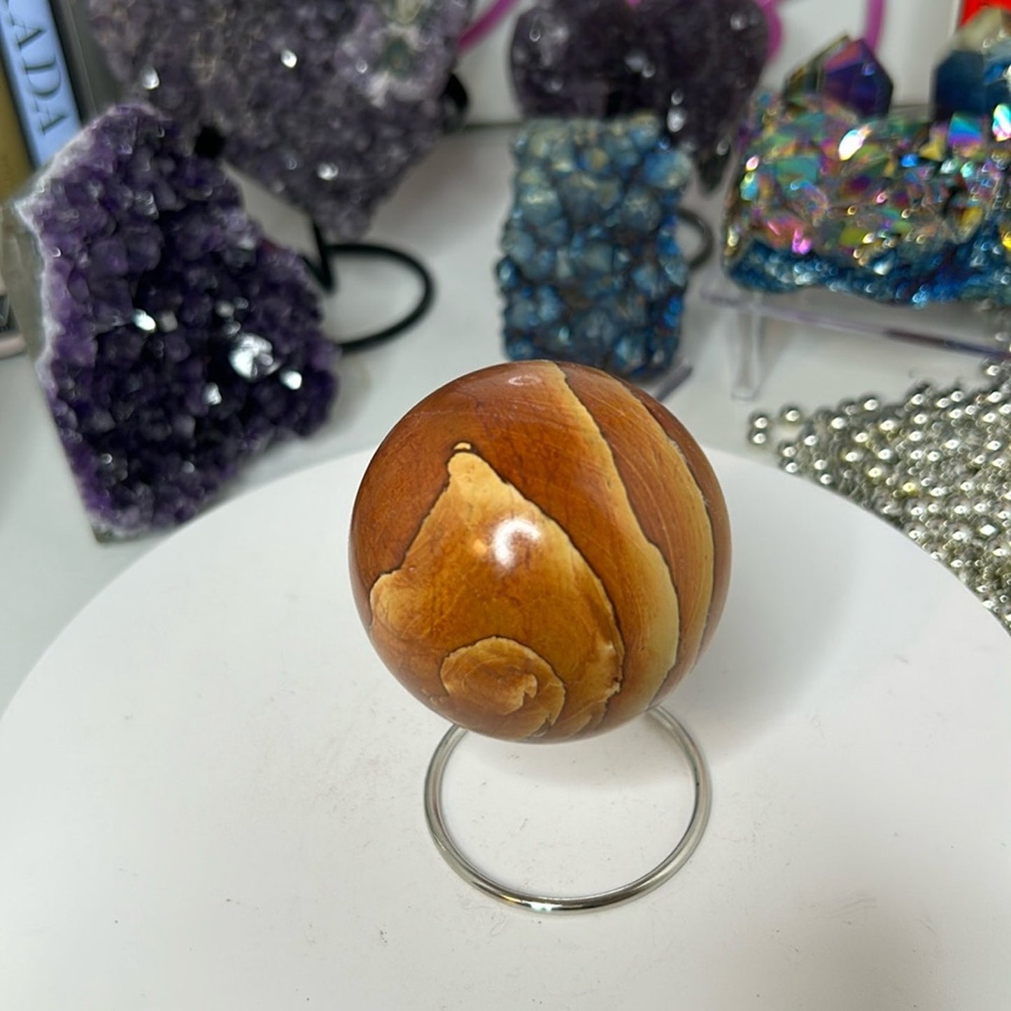 Picture Jasper Sphere - PJASPERSPH-002 61.7MM