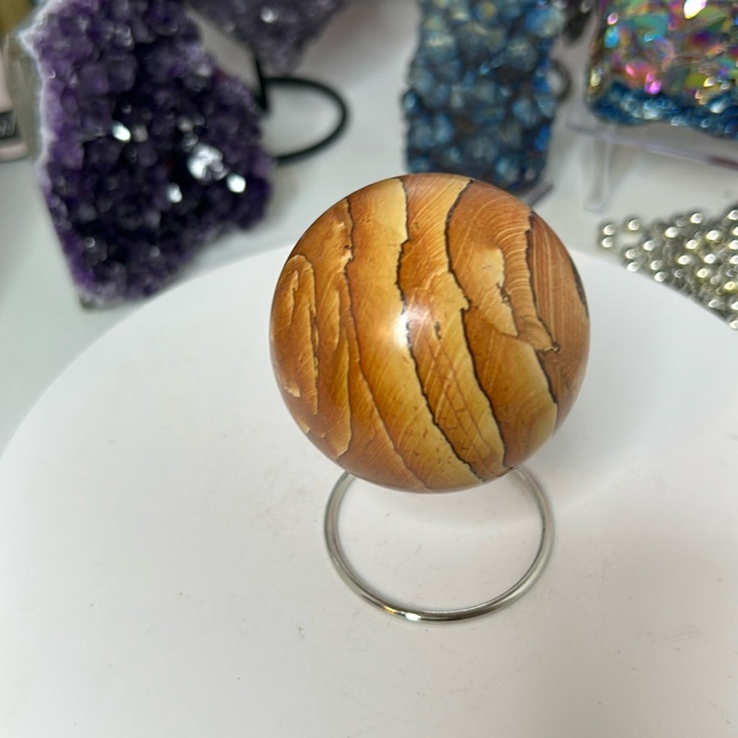 Picture Jasper Sphere - PJASPERSPH-002 61.7MM