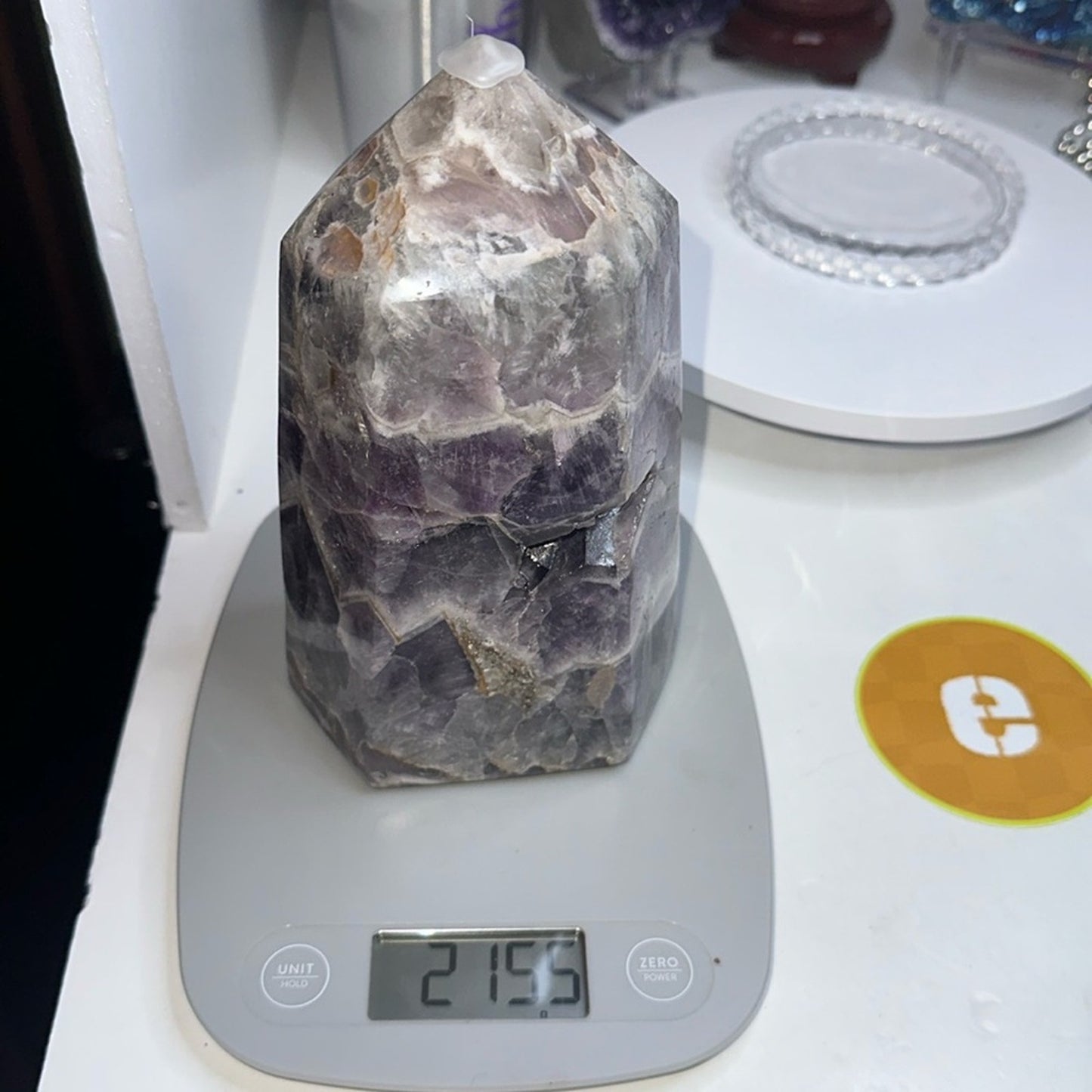 Chevron Amethyst Large Tower - CHAMYTWR-003 3lbs 135MM