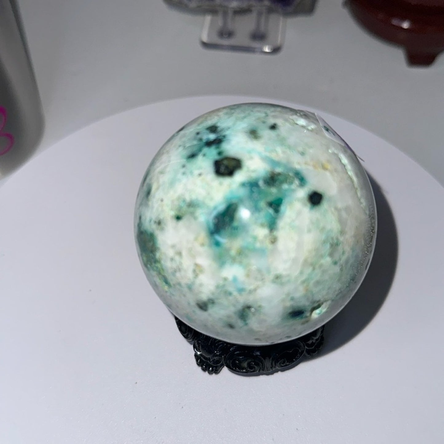 Phoenix Stone Druzy Sphere 68MM - PHSTNSPH -001