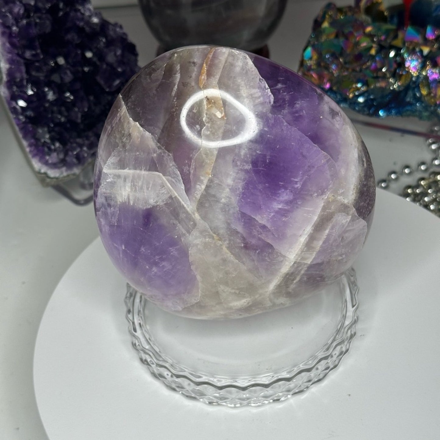 Chevron Amethyst Jumbo Mountain - CHAMYMTNJMB-001
