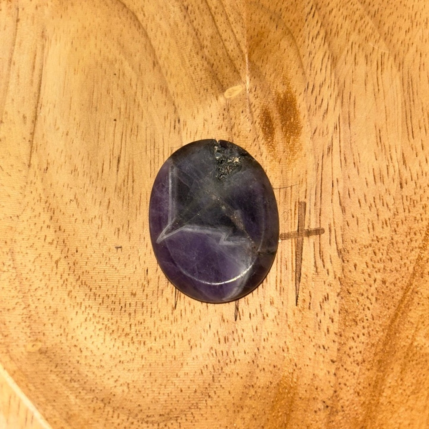 Chevron Dream Amethyst Worry stone set - DRAMYWRYSET-002