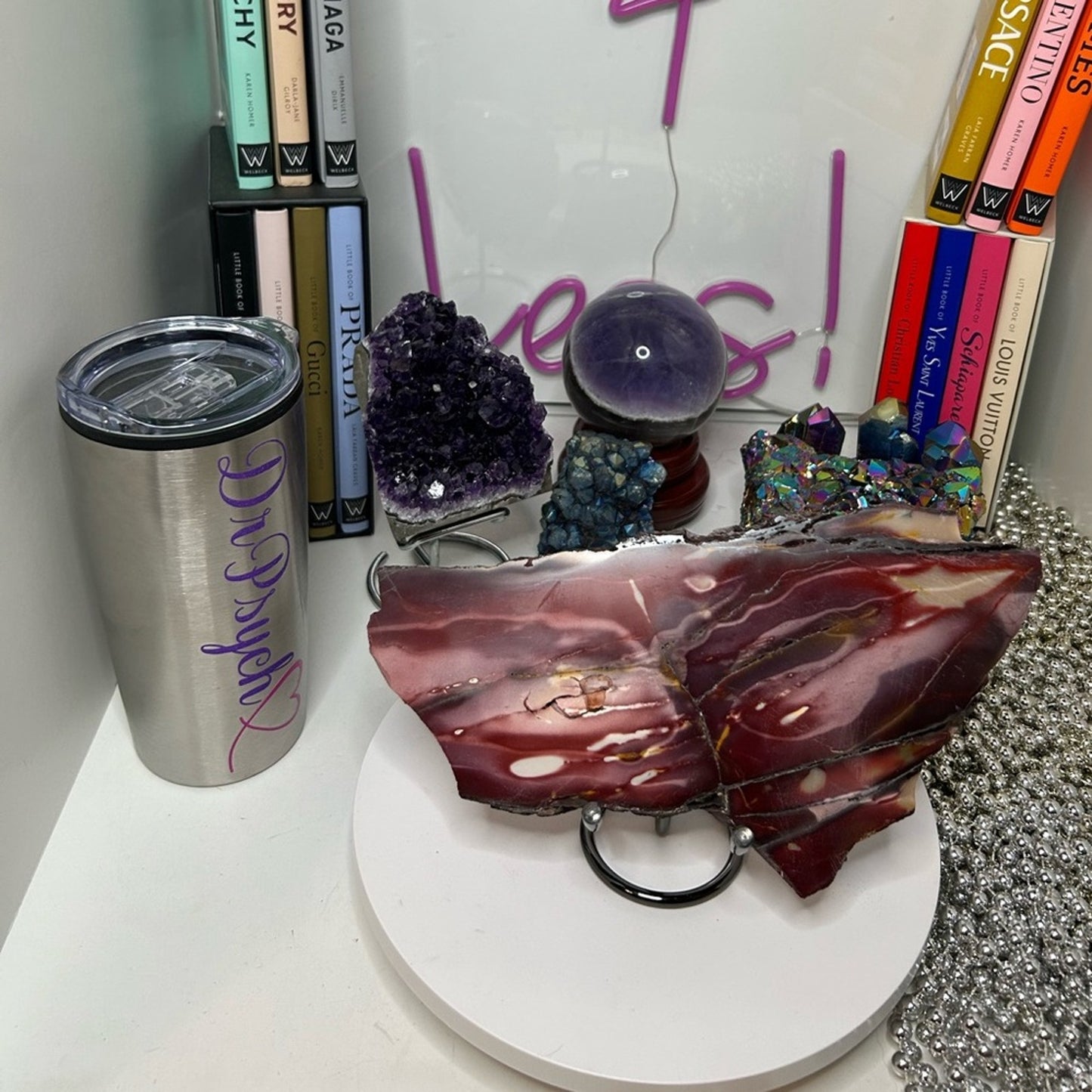 Mookaite slab - Purple Lavender combination! MOOKAITESLB-001